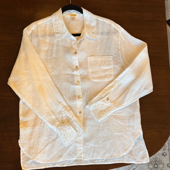 Magaschoni white Button-Down Shirt - Picture 2 of 6